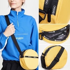 Lesport sac crossover bag yellow circle.